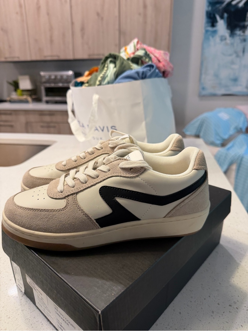 Women’s Rag and Bone orthopedic retro court sneakers